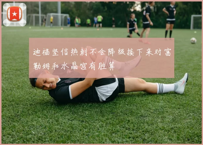 迪福坚信热刺不会降级接下来对富勒姆和水晶宫有胜算
